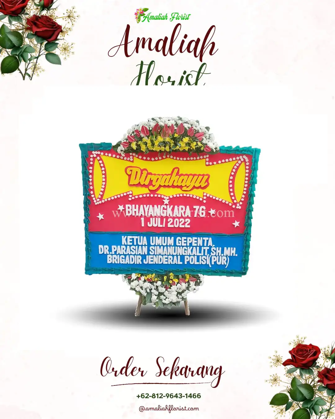 Papan Bunga HUT Ulang Tahun Cilandak Timur